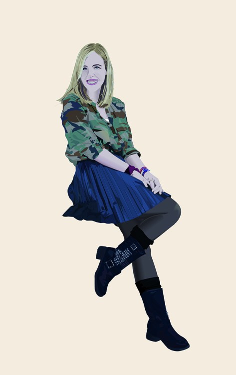 Arantxa Puyana: Autorretrato Vectorial