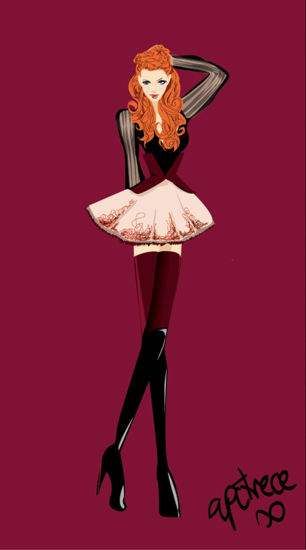 Arantxa. Figurín de Moda 2