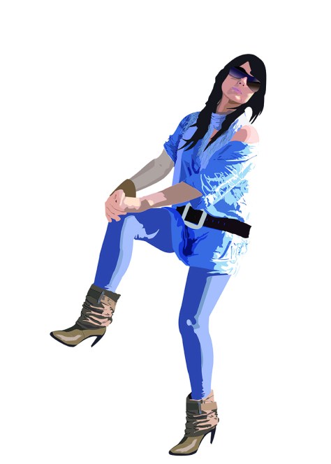 Begoña Mesa: Autorretrato Vectorial