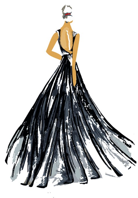 Elena. Figurín de Moda 1