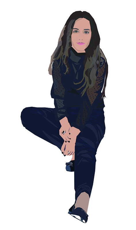 Irene Marchante: Autorretrato Vectorial