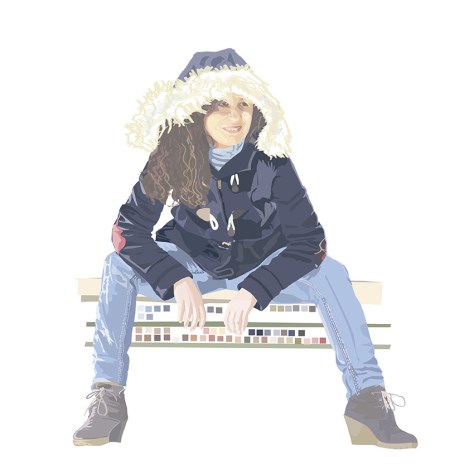 Maria Jose Quiñomes: Autorretrato Vectorial