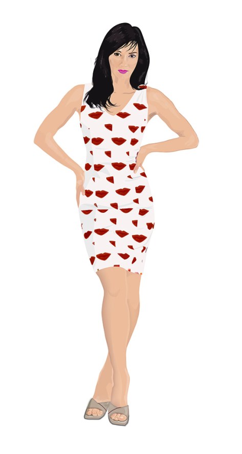 Marina Sinelnikova: Autorretrato Vectorial