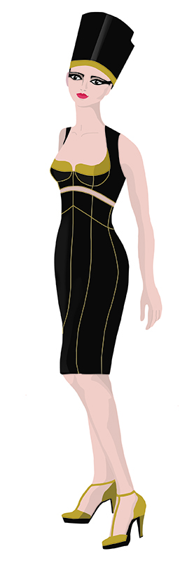 Marina. Figurín de Moda