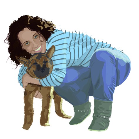 Verónica García: Autorretrato Vectorial