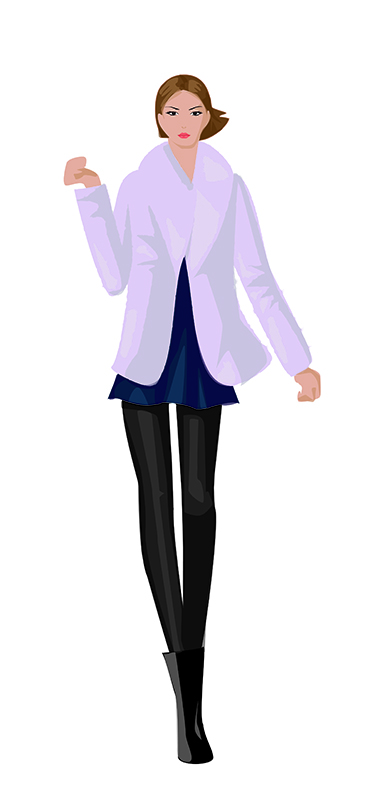 Verónica. Figurín de Moda 1