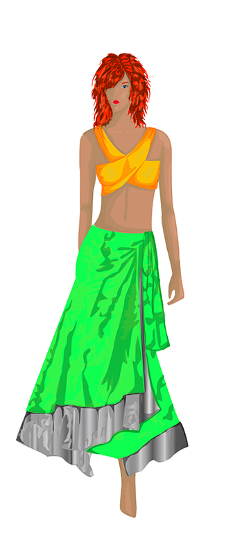 Verónica. Figurín de Moda 2