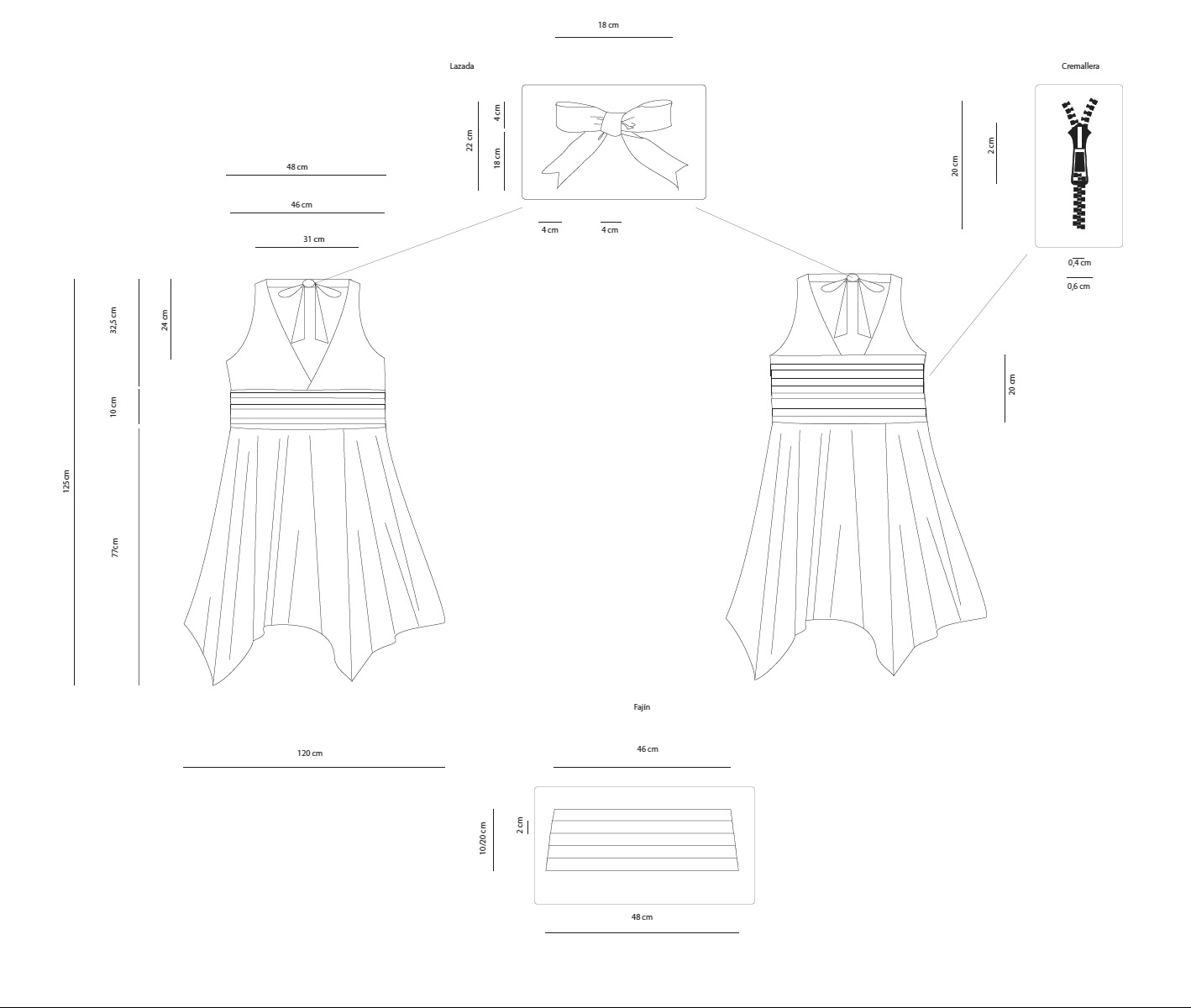 Verónica García: Dibujo en plano. Moda