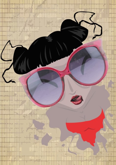 Ilustracion vectorial de moda. pixelnomicon.net. Escuela de Arte de Cádiz