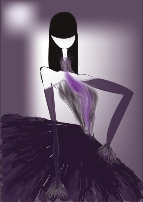 Ilustracion vectorial de moda. pixelnomicon.net. Escuela de Arte de Cádiz