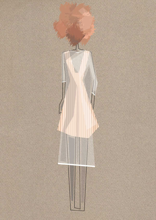 Ilustracion vectorial de moda. pixelnomicon.net. Escuela de Arte de Cádiz