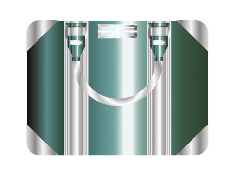 Diseño bolso. Representacion vectorial. pixelnomicon.net