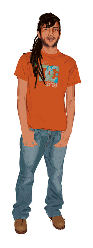 Autorretrato Vectorial-Escuela de Arte de Cadiz-pixelnomicon.net-13-14