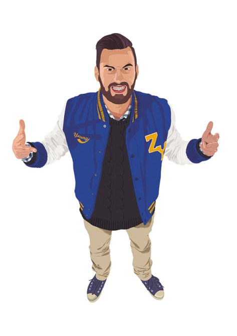 Autorretrato Vectorial-Escuela de Arte de Cadiz-pixelnomicon.net-13-14