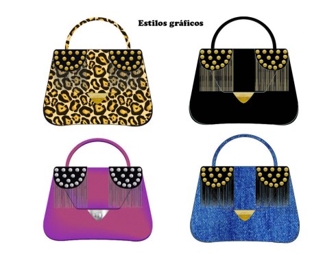 Diseño bolso. Representacion vectorial. pixelnomicon.net