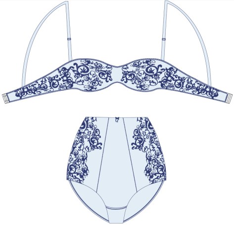 Lenceria. Diseño de Moda. pixelnomicon.net