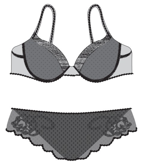 Lenceria. Diseño de Moda. pixelnomicon.net