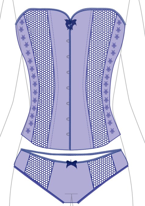 Lenceria. Diseño de Moda. pixelnomicon.net