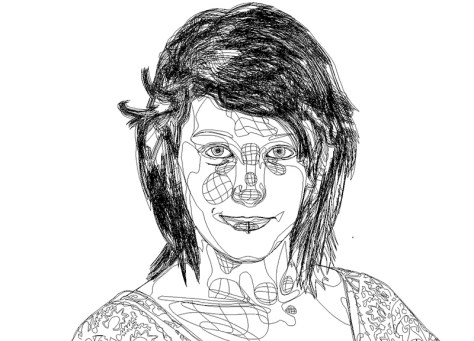 Autorretrato Vectorial DAO. Escuela de Arte de Cadiz. pixelnomicon.net