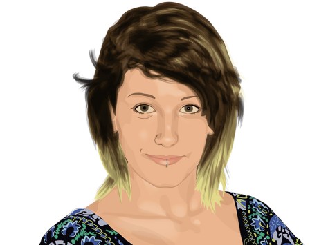 Autorretrato Vectorial DAO. Escuela de Arte de Cadiz. pixelnomicon.net