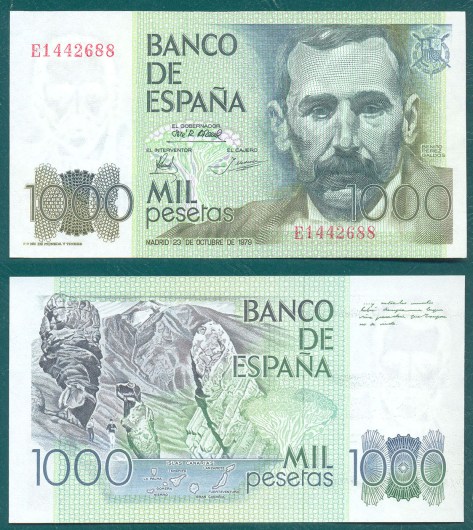 1000 pesetas 1979