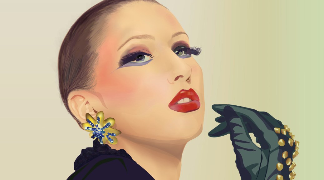 autorretratos vectoriales. Escuela de Arte de Cádiz. 2015-16. pixelnomicon.net