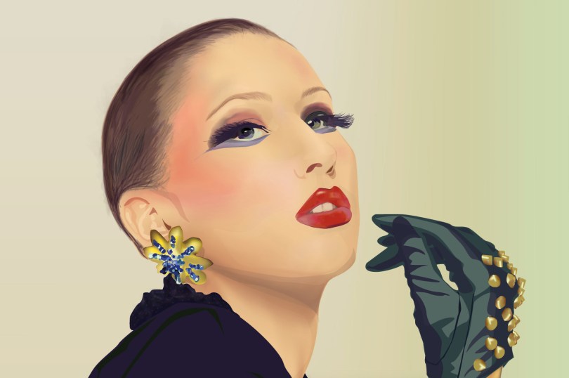 autorretratos vectoriales. Escuela de Arte de Cádiz. 2015-16. pixelnomicon.net