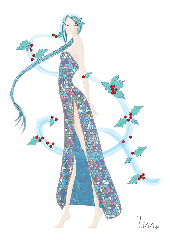 Figurin de moda. Adobe illustrator. pixelnomicon.net Escuela de Arte de Cádiz