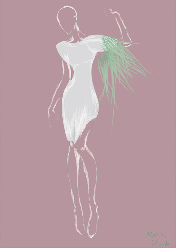 Figurin de moda. Adobe illustrator. pixelnomicon.net Escuela de Arte de Cádiz