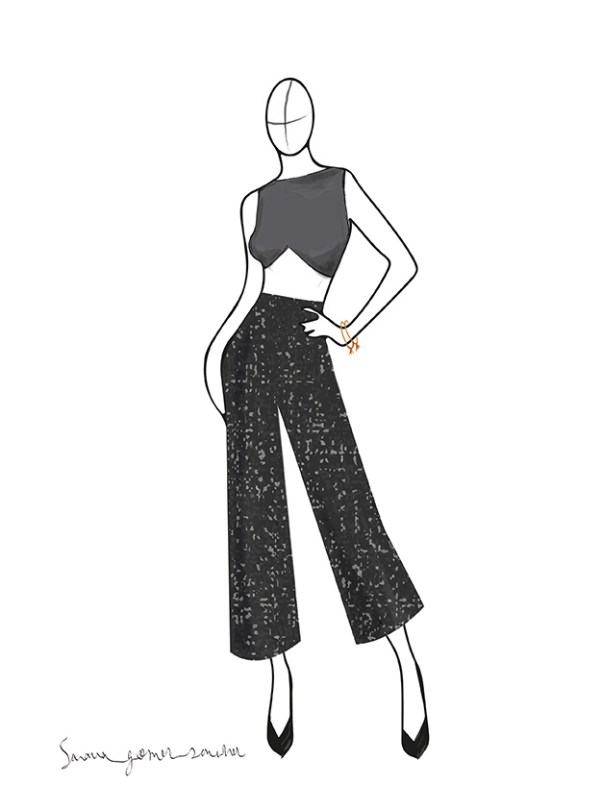 Figurin de moda. Adobe illustrator. pixelnomicon.net Escuela de Arte de Cádiz