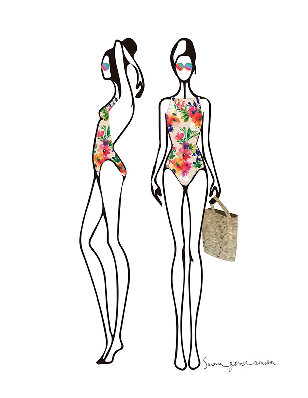 Figurin de moda. Adobe illustrator. pixelnomicon.net Escuela de Arte de Cádiz