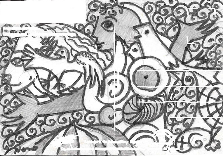 "Sobre el dorso de una postal" - Nono Hurtado. 2015.