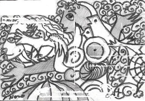 "Sobre el dorso de una postal" - Nono Hurtado. 2015.